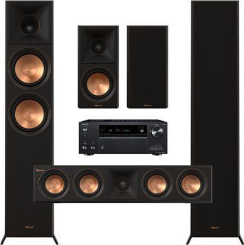 Домашній кінотеатр 5.0: Klipsch RP-6000F II + RP-500M RP-404C Onkyo TX-NR7100 Walnut ID-CN-84487 фото