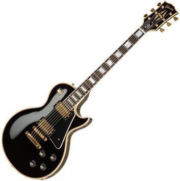 Gibson 1968 Les Paul Custom Reissue Gloss Чорне дерево ID-CN-192921 фото