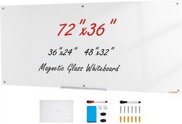 Vevor Tablica Magnetyczna Szklana 182,9x91,5cm ID-CN-415573 фото