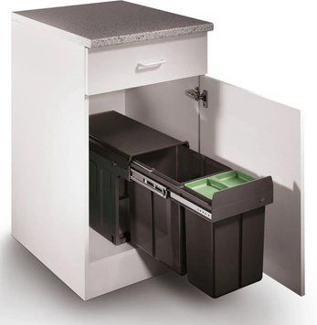 Kosz na śmieci 24l Bio Double Master - Wesco 8012075 ID-CN-420269 фото