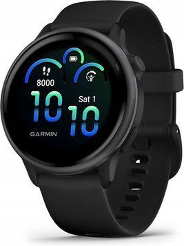 Garmin Vivoactive 6 Slate з з ремінцем w кольорі Black [010-02985-00] ID-CN-304720 фото