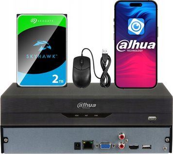 Dahua Rejestrator Ip для 16CH NVR4116HS-EI Analityka Диск Hdd 2TB Cctv ID-CN-130380 фото