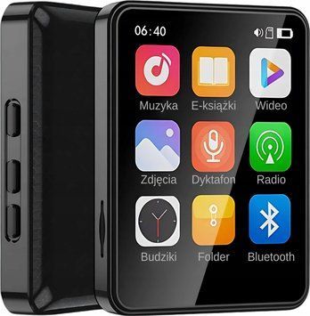 Програвач MP4 NejtStyle 32 GB чорний (ODTWARZACZMUZYKIAUDIOBOOKDYKTAFON) ID-CN-86989 фото