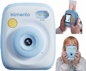 Миттєвий фотоапарат + цифровий 48MP 1080p Принтер Для дітей Karta 32GB / P2 SKY BLUE Синій ID-CN-74306 фото