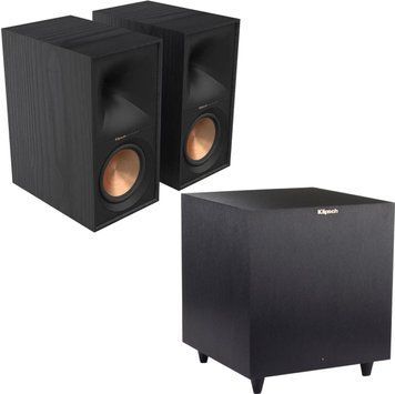 Комплект: Сабвуфер активний Klipsch R-8SW + Поличні колонки R-60M ID-CN-84456 фото