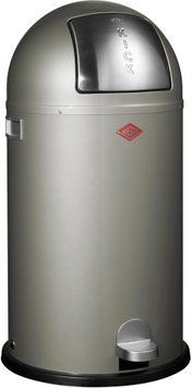 Kosz na śmieci 40l KickBoy srebrny WESCO 8011554 ID-CN-420074 фото