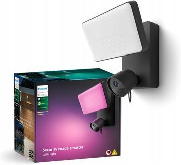Камера IP zewnętrzna PHILIPS HUE Secure z reflektorem i czujnikiem ruchu czarna (929003608801) ID-CN-132845 фото
