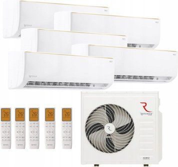 Кондиціонування Rotenso Multisplit 5x Roni White 3,5kW 80m2 для domu 15KW ID-CN-292995 фото