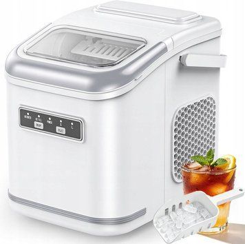 Bedee 1 4L Льодогенератор для Lodu Білий 90W Швидка Wydajna Машина Kostek 12 Kg/24H ID-CN-40899 фото