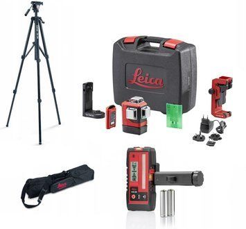Leica Geosystems Зелений Laser 3-Płaszczyznowy Lino L6G + Штатив, Детектор 9129712 ID-CN-219171 фото