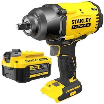 Ключ ударний 1/2" 18V 949Nm V20 STANLEY SFMCF940B + aku 6Ah SFMCB206 - Авторизований Dystrybutor ID-CN-214439 фото