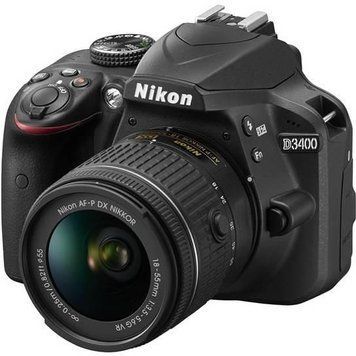 Nikon D3400 Чорний + Nikkor 18-55mm VR ID-CN-74167 фото