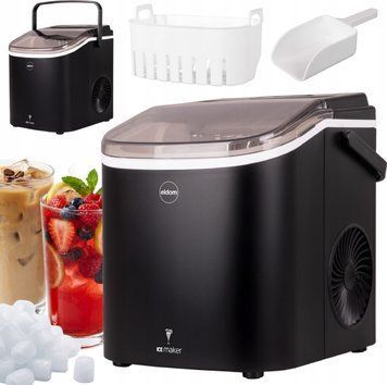 Eldom Льодогенератор для Lodu Wydajna Машина Kostek 12Kg/24H 165W Łopatka ID-CN-40753 фото