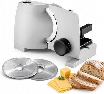 Ritter Нарізувач Nova 1 Duo ПЛЮС 65W Електрична Сріблясті Сіра Dwa Ножі! (518014) ID-CN-36077 фото