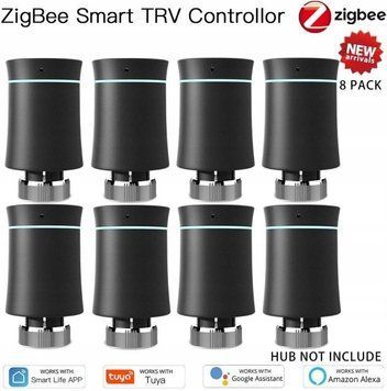 Arhatreya Термостатична головка Tuya WiFi ZigBee 3.0 Комплект 8 шт. (6932355578139) ID-CN-260443 фото
