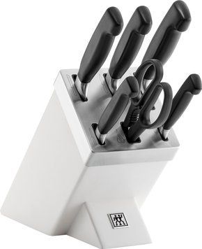 Zwilling Zestaw 5 Noży W Bloku Samoostrzącym Four Star Biały (351482070) ID-CN-23575 фото