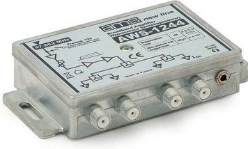 Антенний підсилювач внутрішній з zasilaczem AWS-1244 SilverLine ID-CN-82828 фото