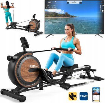 Orisyn Wiosłarz Magnetyczny Rm5 Pro, 16 Poziom&oacute;w Oporu, Bluetooth, Do 160kg ID-CN-317253 фото