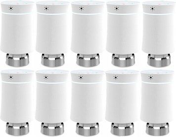 Термостатична головка Smart Zigbee Tuya TRV 10 Шт. (4326160115788) ID-CN-260449 фото