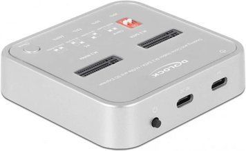 Delock Usb 3.0 Док-станція And Cloning Station M.2 Nvme/M.2 Sata/Sd, (64138) ID-CN-178826 фото