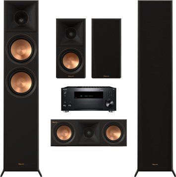 Домашній кінотеатр 5.0: Klipsch RP-6000F II + RP-500M RP-500C Onkyo TX-RZ50 Walnut ID-CN-84486 фото