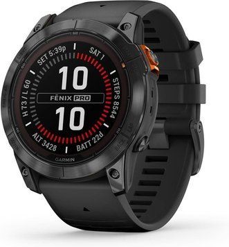 Garmin Fenix 7x Pro Solar Сіро-чорний (0100-2778-01) ID-CN-304658 фото