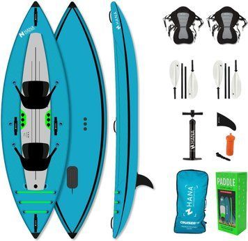 Hana Outdoors Nadmuchiwany Kajak Cruiser Dropstitch 1 2 Osobowy Wysokociśnieniowy Unisex Niebieskie 12121094 ID-CN-410368 фото