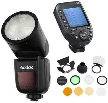 Godox Speedlite V1 Canon X PRO II Спалах з zestawem аксесуарів ID-CN-76993 фото
