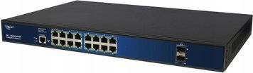 Allnet Switch full managed Layer2+ 18 Port ? 16x GbE ? PoE Budget 280W ? 16 (SG8618PM) ID-CN-119083 фото